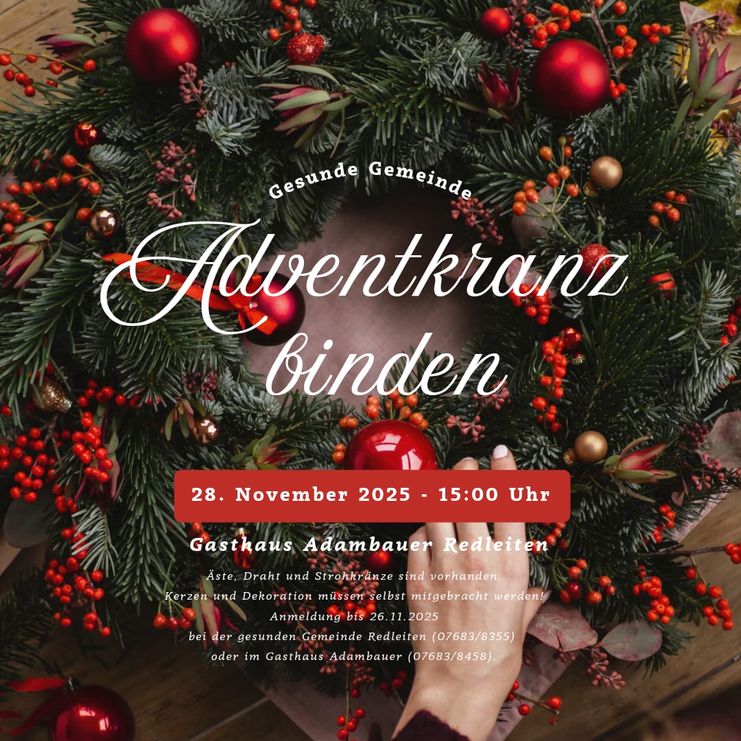 Adventkranzbinden 2025